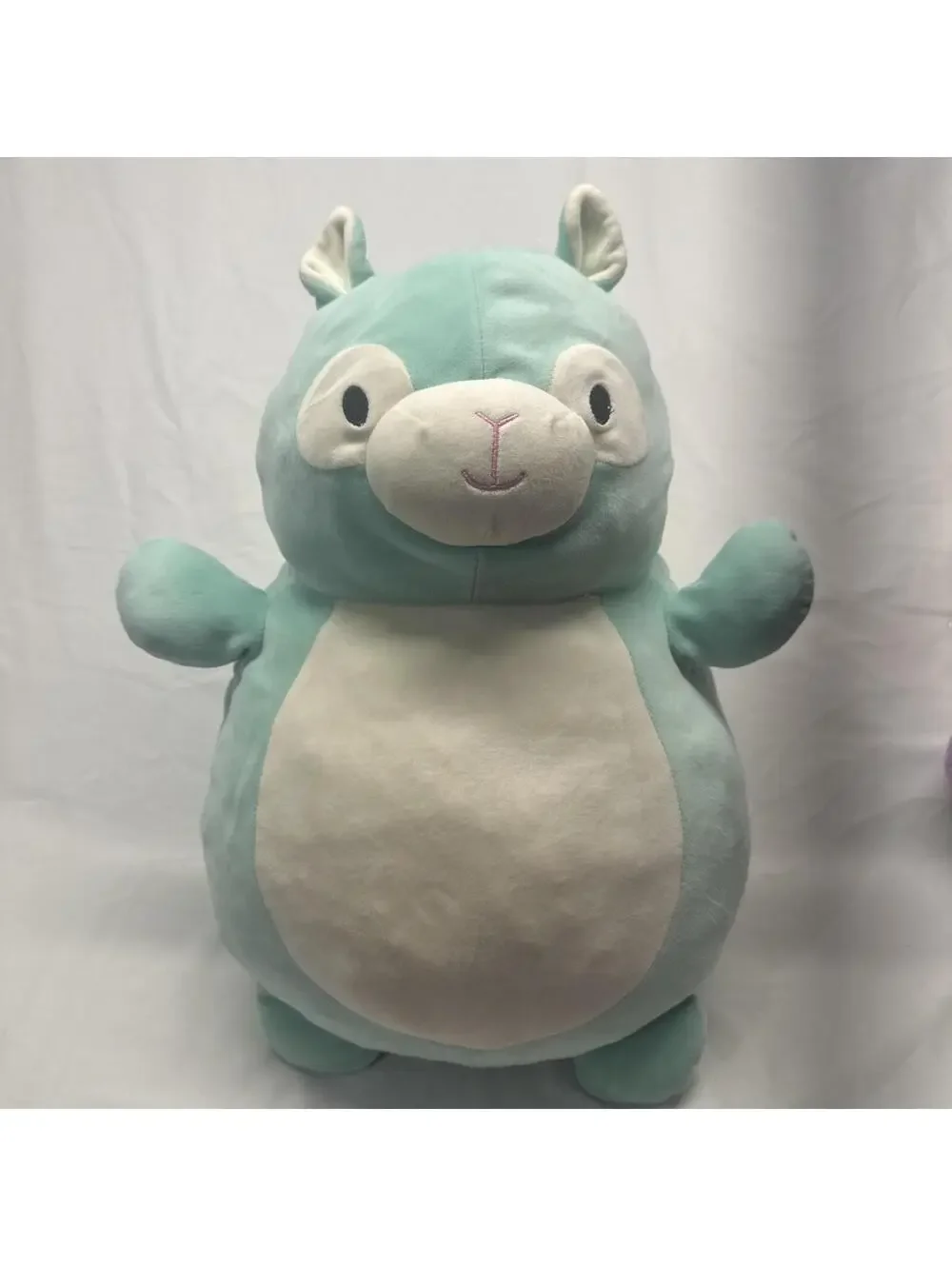 Squishmallow Large 18” PIERRE the Teal Green Alpaca Llama Hug Mees Plush Toy